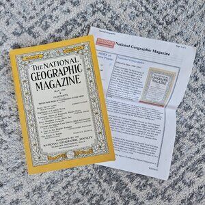 National Geographic Magazine May 1929 Volume LV Number Five & Pricing Guide 2010